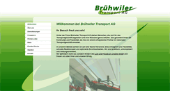 Desktop Screenshot of bruehwiler-transport.ch