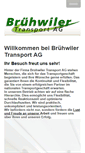Mobile Screenshot of bruehwiler-transport.ch